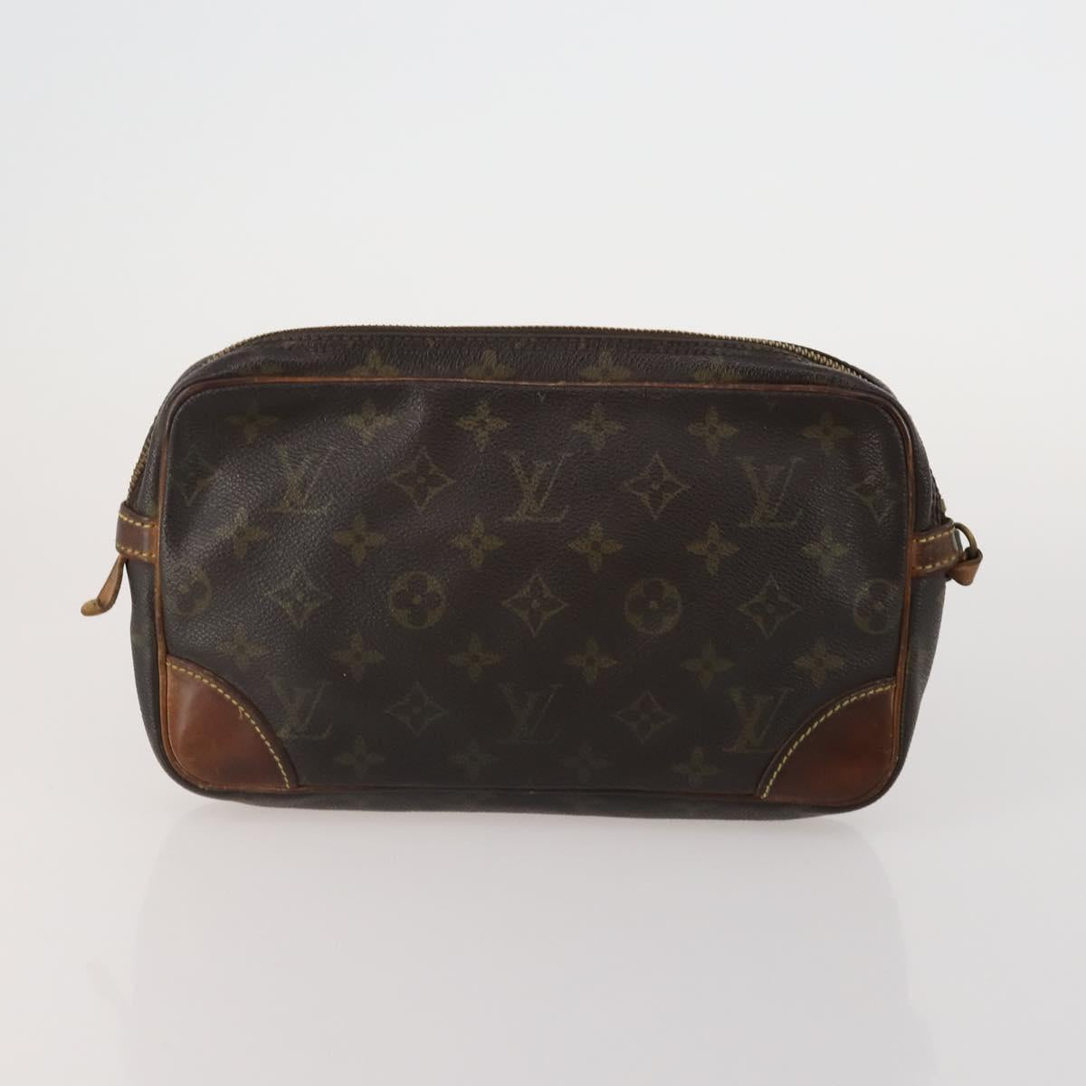 LOUIS VUITTON Monogram Clutch Bag 4 Set LV Auth ti3993