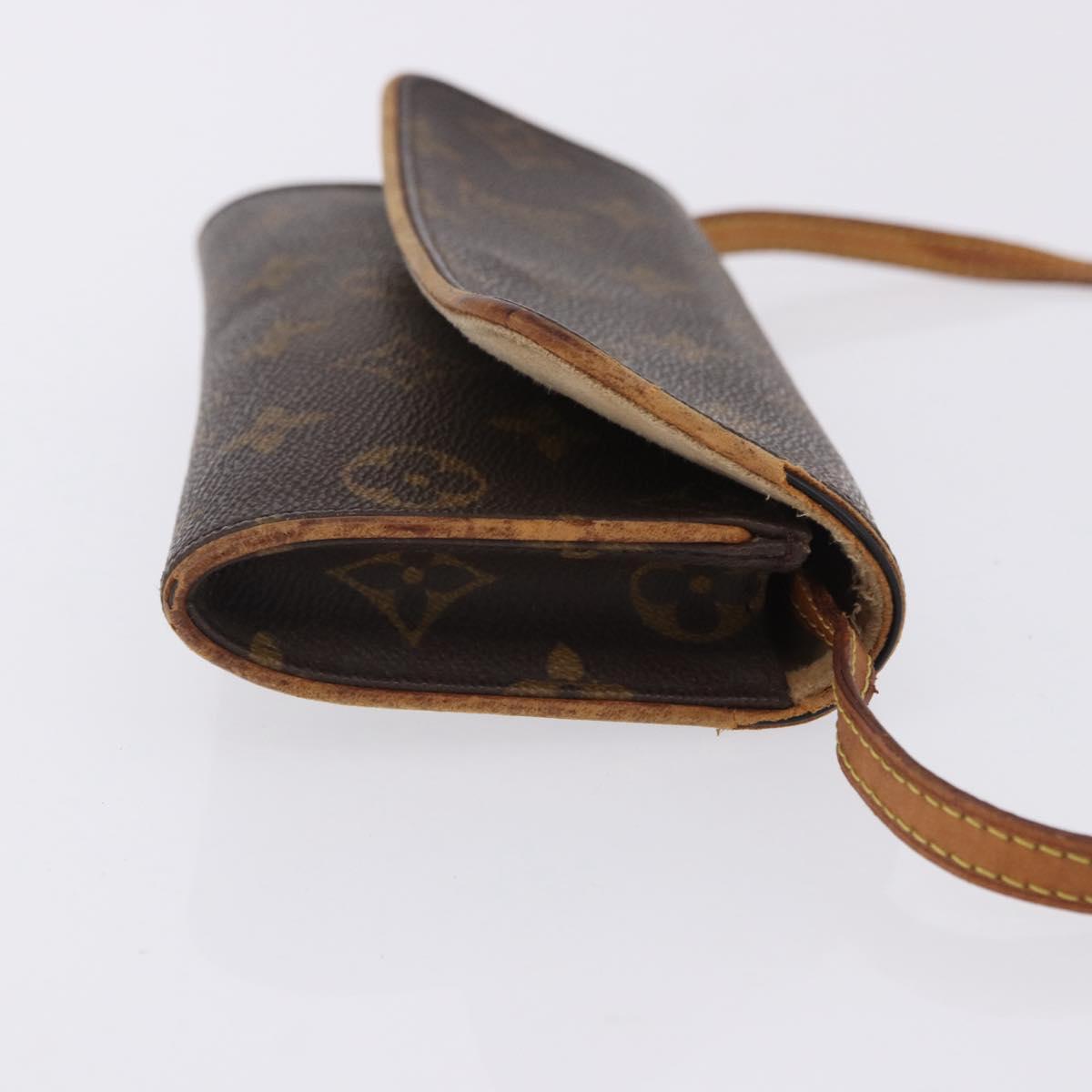 LOUIS VUITTON Monogram Pochette Twin PM Shoulder Bag M51854 LV Auth ti3996