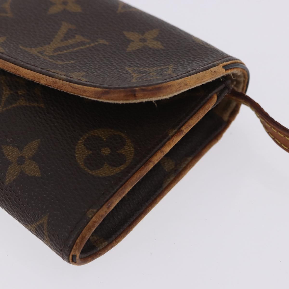 LOUIS VUITTON Monogram Pochette Twin PM Shoulder Bag M51854 LV Auth ti3996