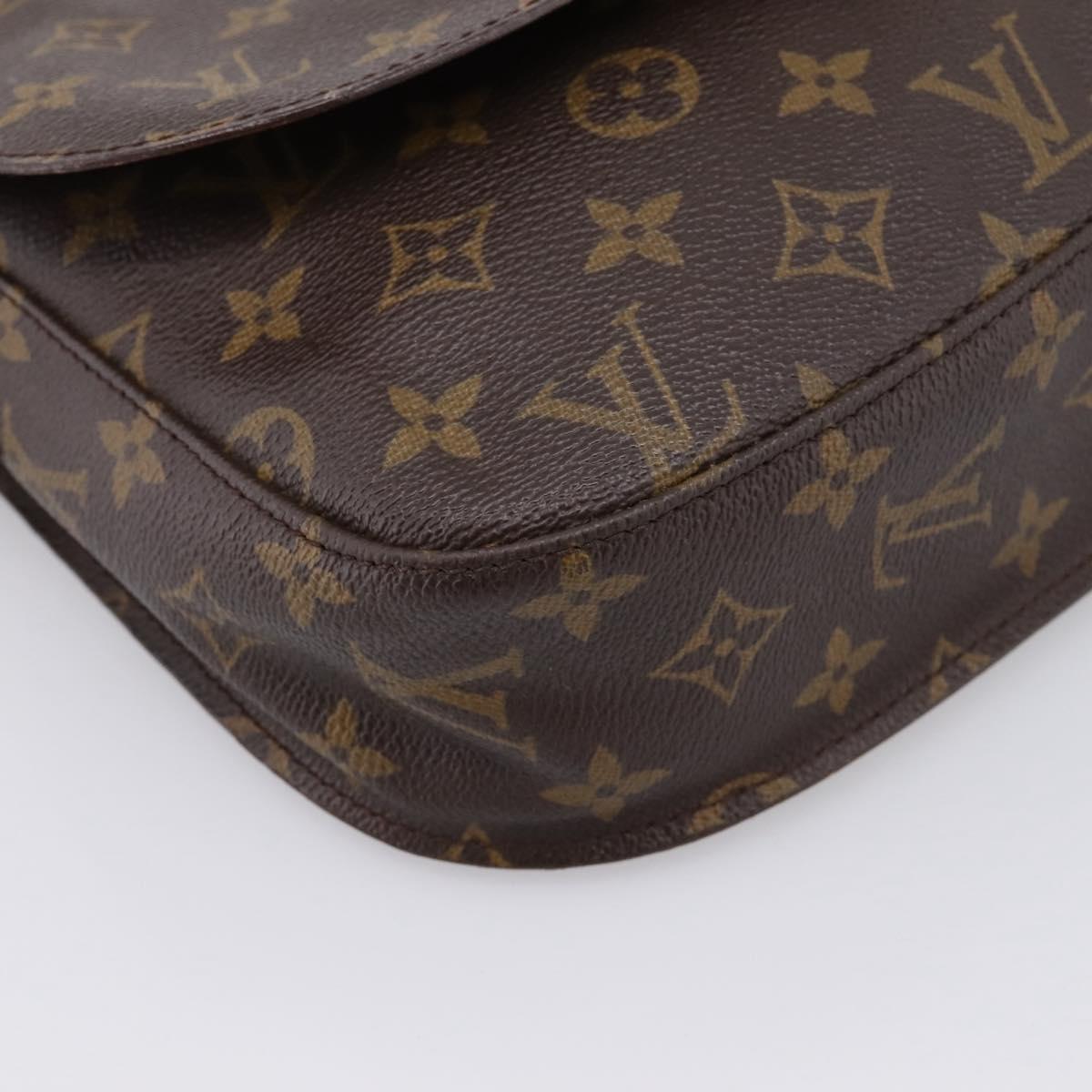 LOUIS VUITTON Monogram Saint Cloud GM Shoulder Bag M51242 LV Auth ti4008