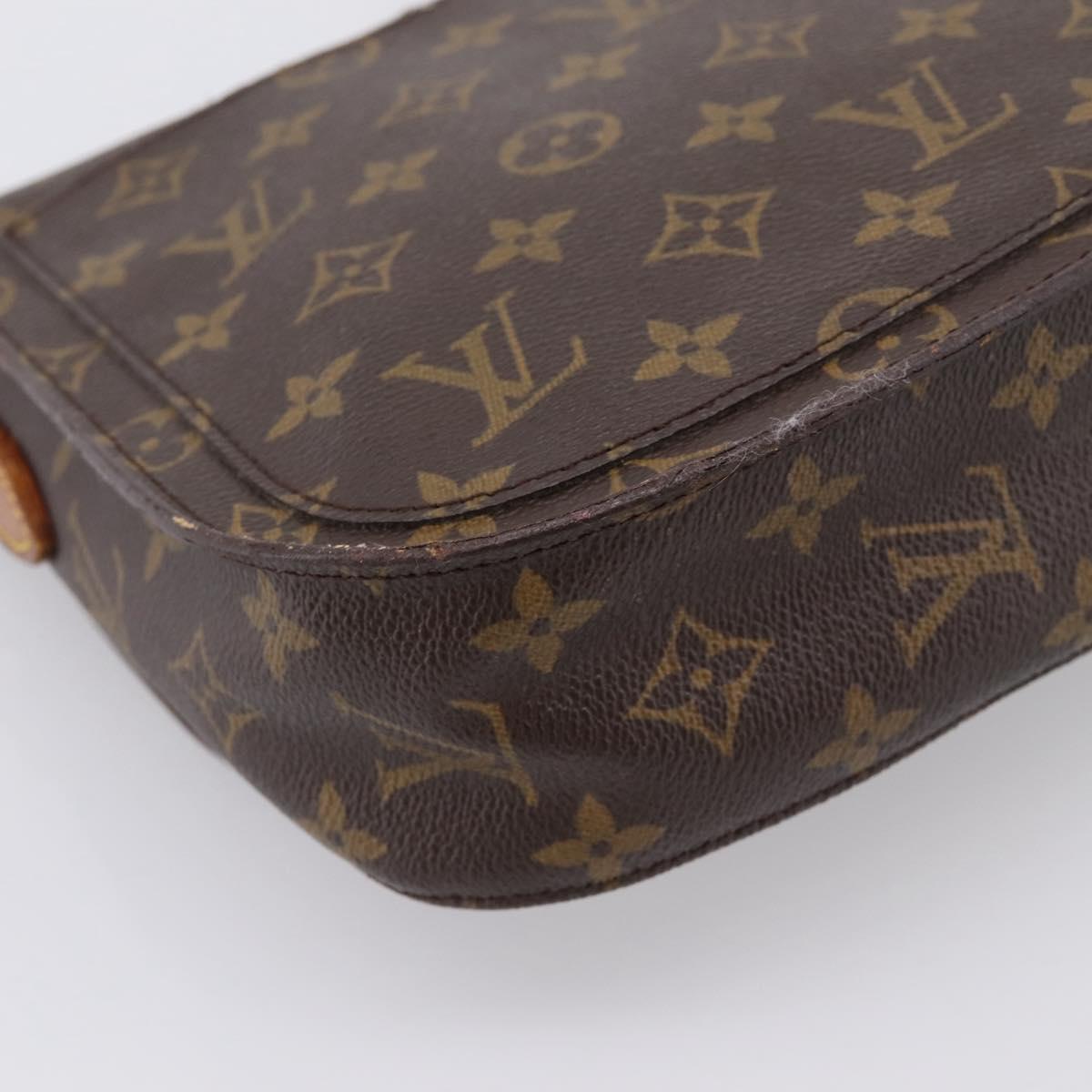 LOUIS VUITTON Monogram Saint Cloud GM Shoulder Bag M51242 LV Auth ti4008