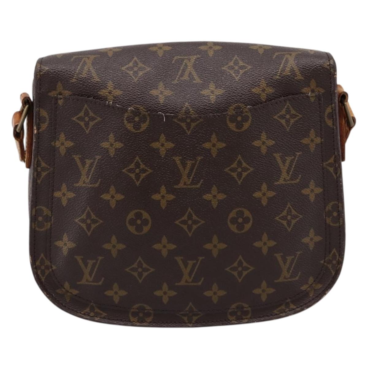LOUIS VUITTON Monogram Saint Cloud GM Shoulder Bag M51242 LV Auth ti4008