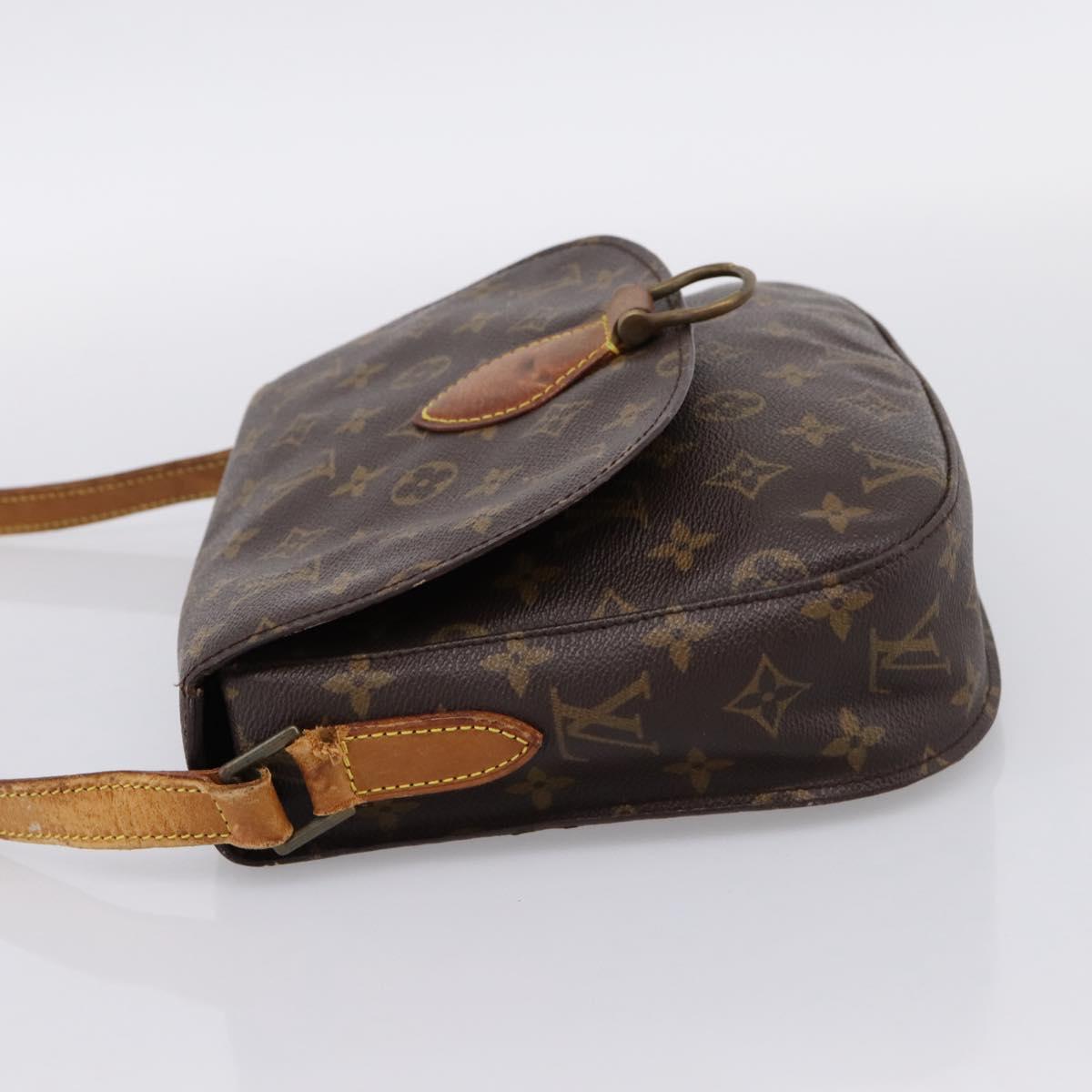 LOUIS VUITTON Monogram Saint Cloud GM Shoulder Bag M51242 LV Auth ti4008