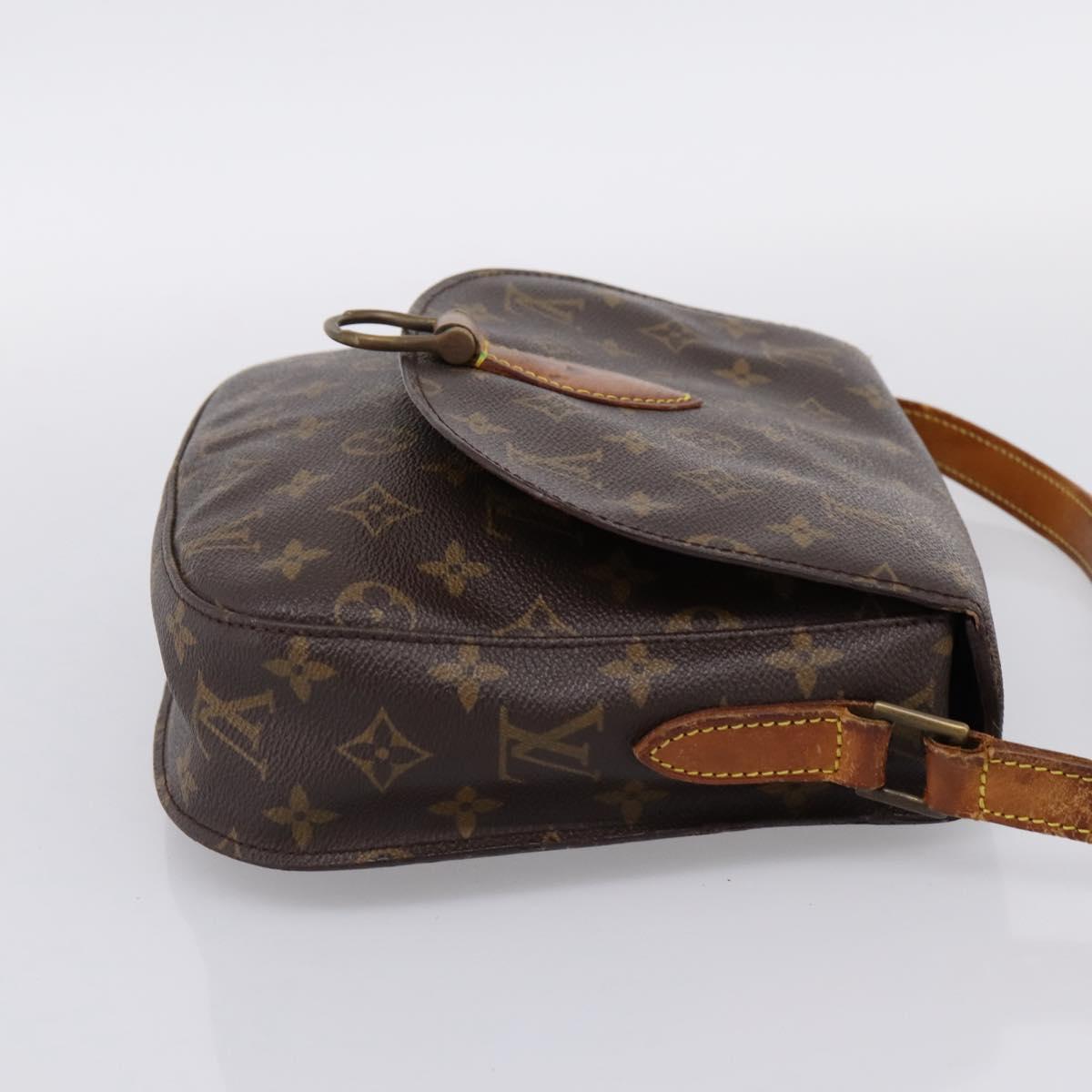 LOUIS VUITTON Monogram Saint Cloud GM Shoulder Bag M51242 LV Auth ti4008