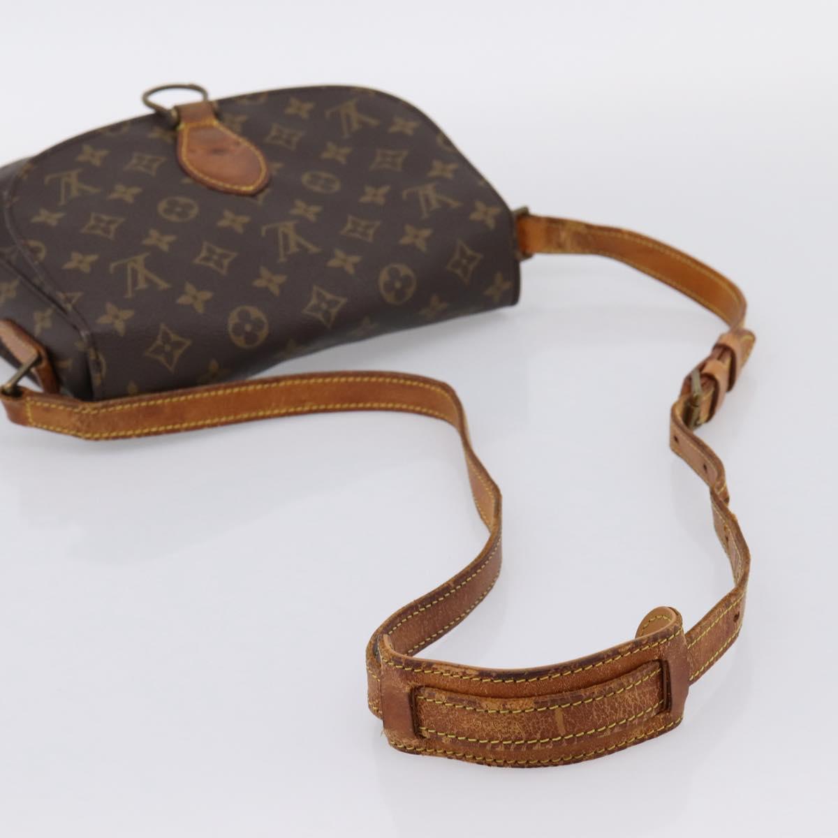 LOUIS VUITTON Monogram Saint Cloud GM Shoulder Bag M51242 LV Auth ti4008