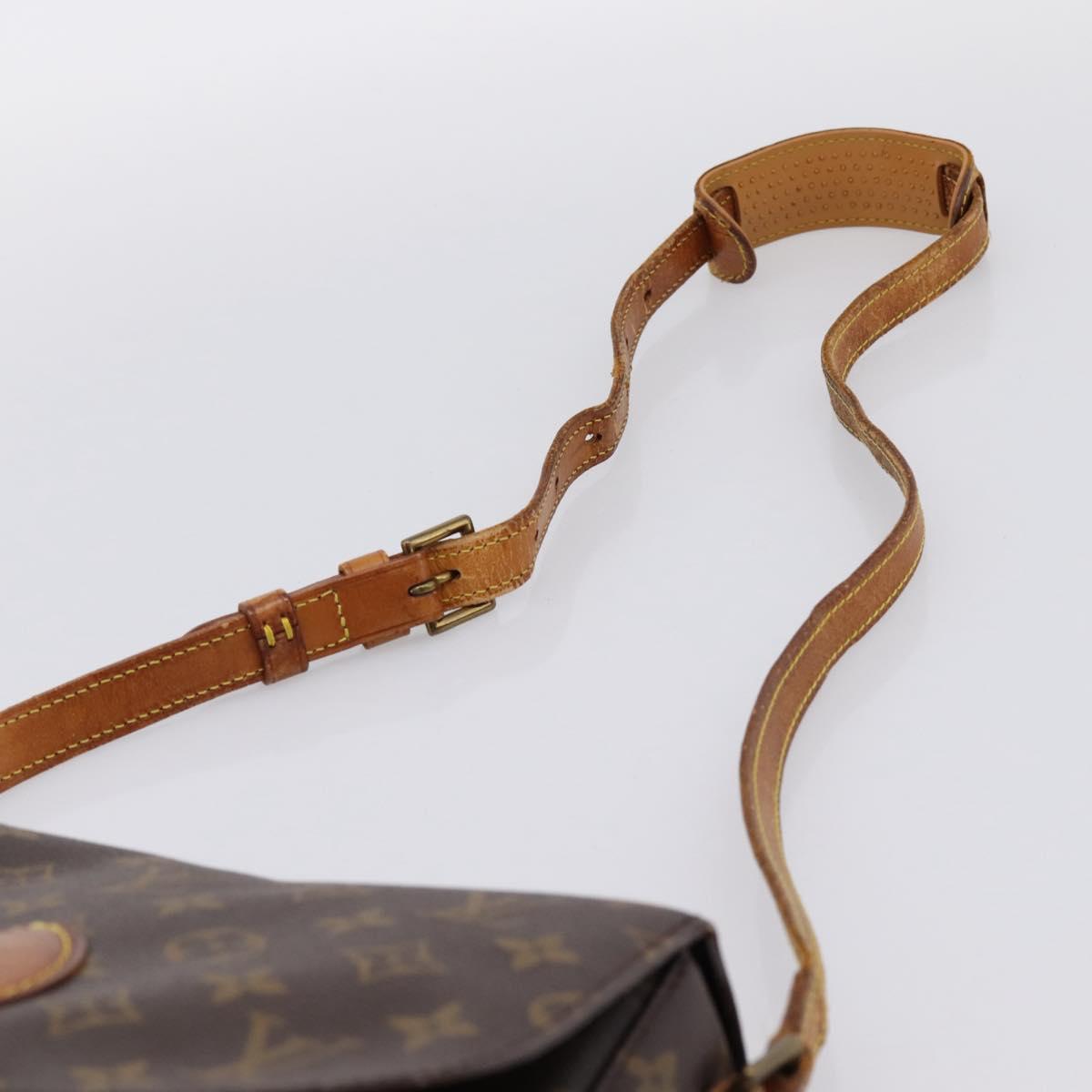 LOUIS VUITTON Monogram Saint Cloud GM Shoulder Bag M51242 LV Auth ti4008