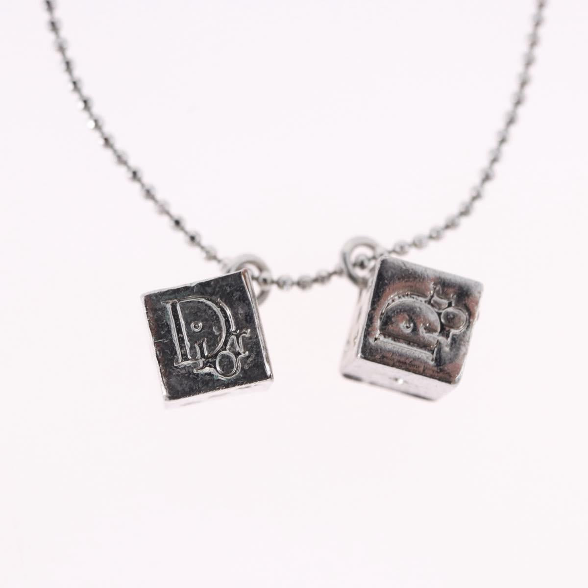 Christian Dior Bracelet Metal Silver Auth ti4011