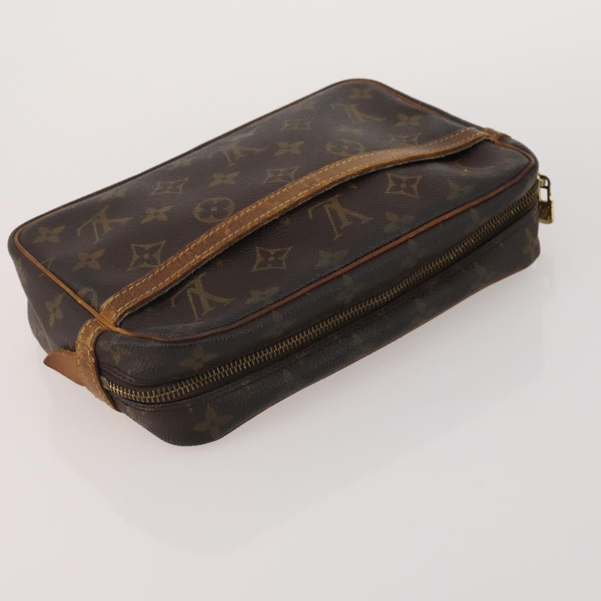 LOUIS VUITTON Monogram Clutch Bag 4 Set LV Auth ti4012