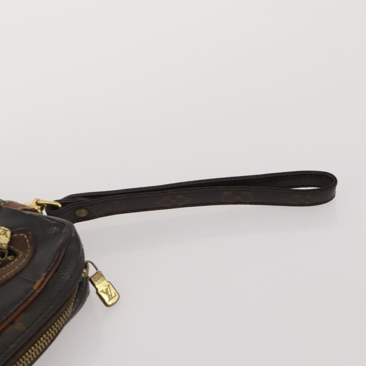 LOUIS VUITTON Monogram Clutch Bag 4 Set LV Auth ti4012