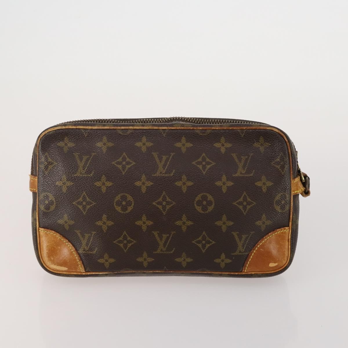 LOUIS VUITTON Monogram Clutch Bag 4 Set LV Auth ti4012