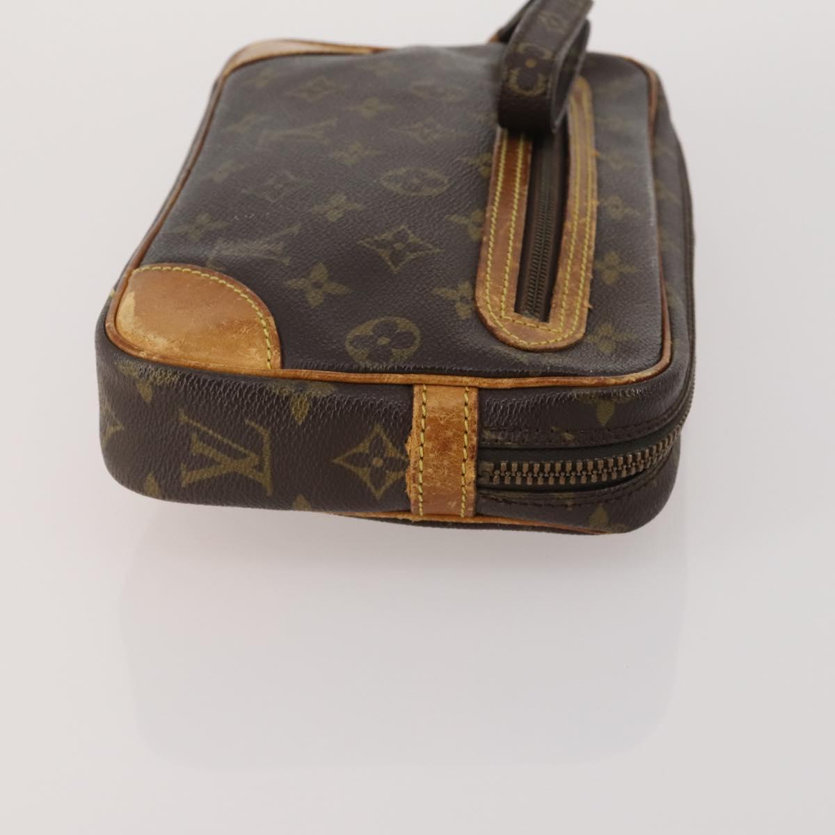 LOUIS VUITTON Monogram Clutch Bag 4 Set LV Auth ti4012