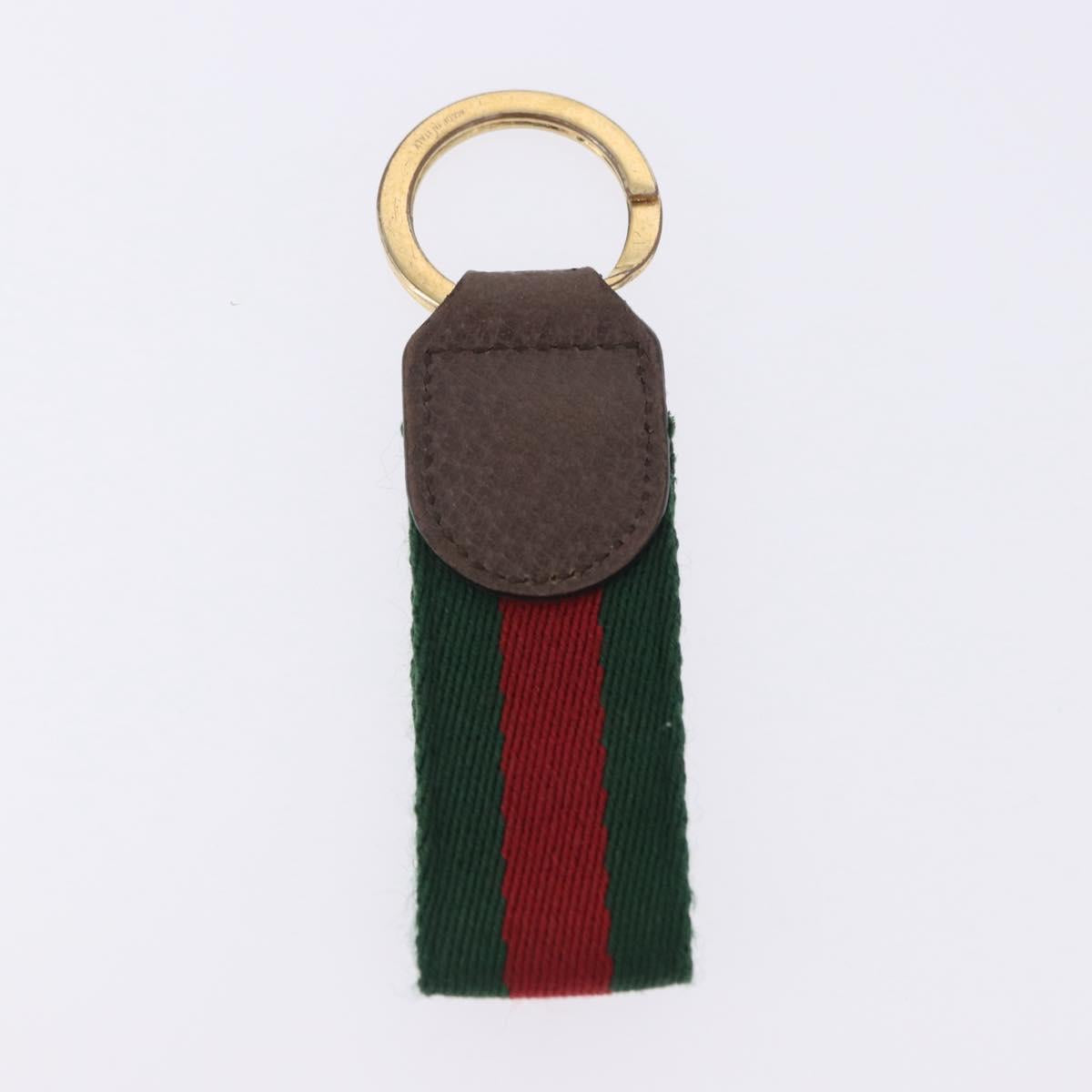 GUCCI GG Canvas Key Ring Web Sherry Line Wallet 4 Set Beige Auth ti4027