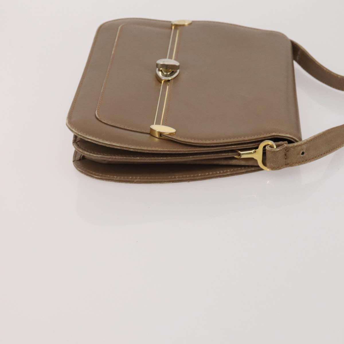 CELINE Bally Macadam Tote Bag Shoulder Bag Leather PVC 4 Set Brown Auth ti4036