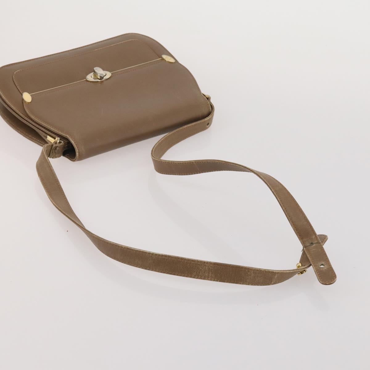CELINE Bally Macadam Tote Bag Shoulder Bag Leather PVC 4 Set Brown Auth ti4036