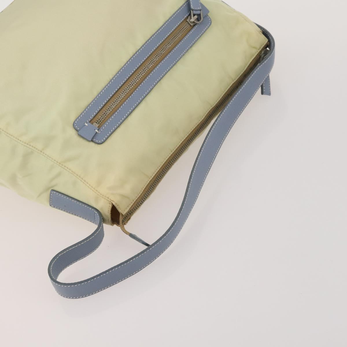 PRADA Shoulder Bag Tote Bag Nylon 4 Set Khaki Pink Auth ti4038