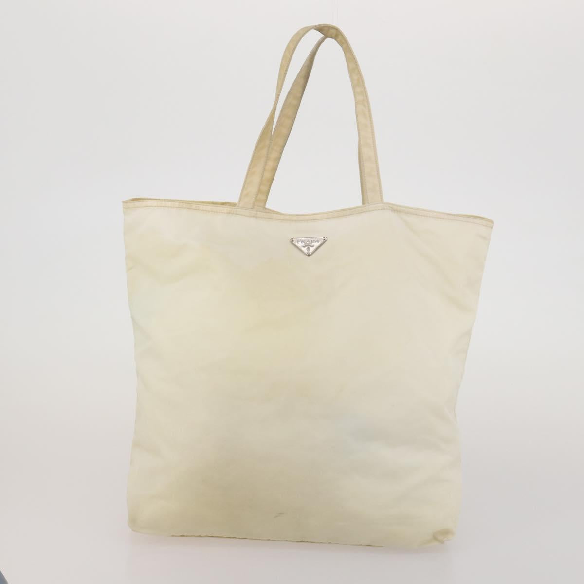 PRADA Shoulder Bag Tote Bag Nylon 4 Set Khaki Pink Auth ti4038
