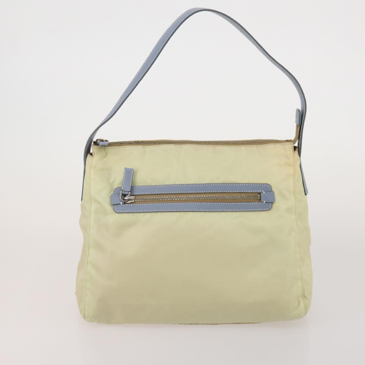 PRADA Shoulder Bag Tote Bag Nylon 4 Set Khaki Pink Auth ti4038