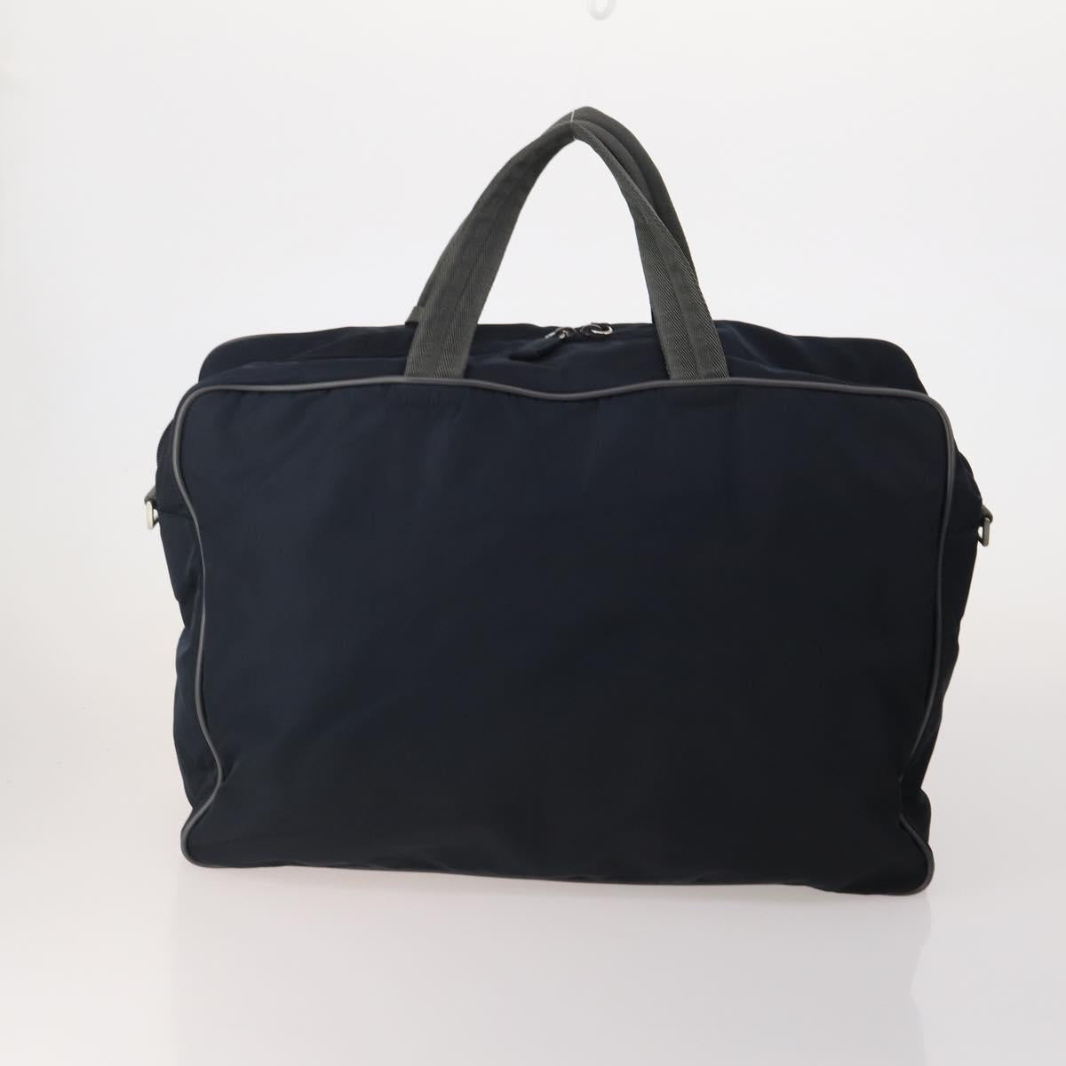 PRADA Tote Bag Shoulder Bag Hand Bag Nylon 5 Set Navy Khaki Auth ti4039