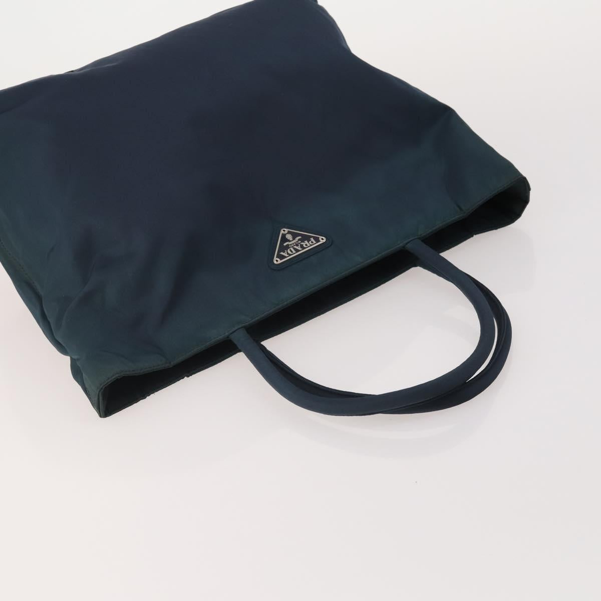 PRADA Tote Bag Shoulder Bag Hand Bag Nylon 5 Set Navy Khaki Auth ti4039