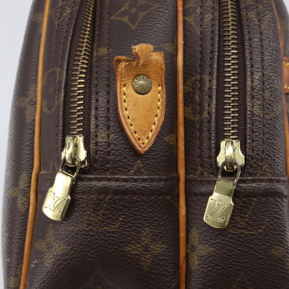 LOUIS VUITTON Monogram Reporter PM Shoulder Bag M45254 LV Auth ti4041