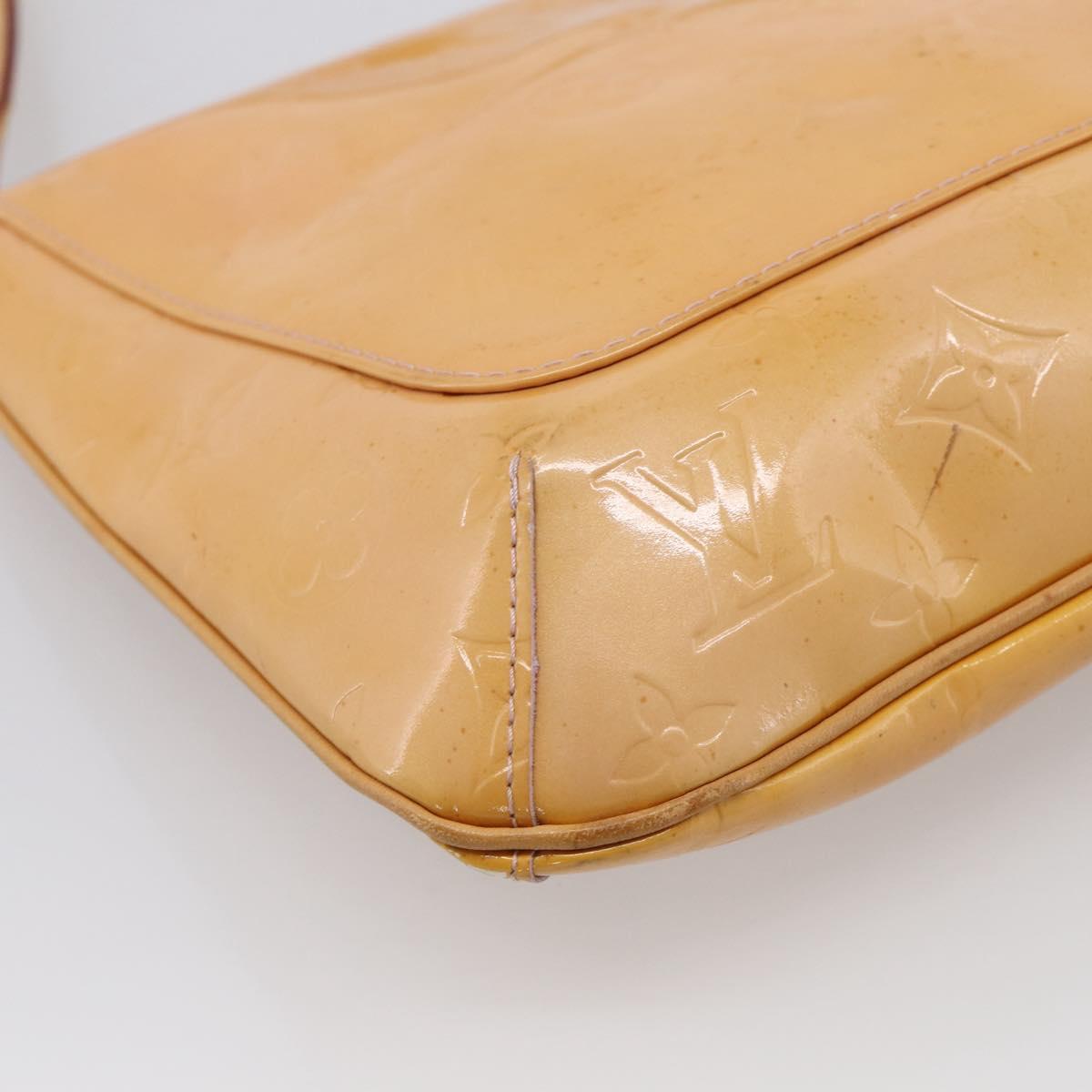 LOUIS VUITTON Monogram Verni Thompson Street Marshmallow Pink M91070 Auth ti4045
