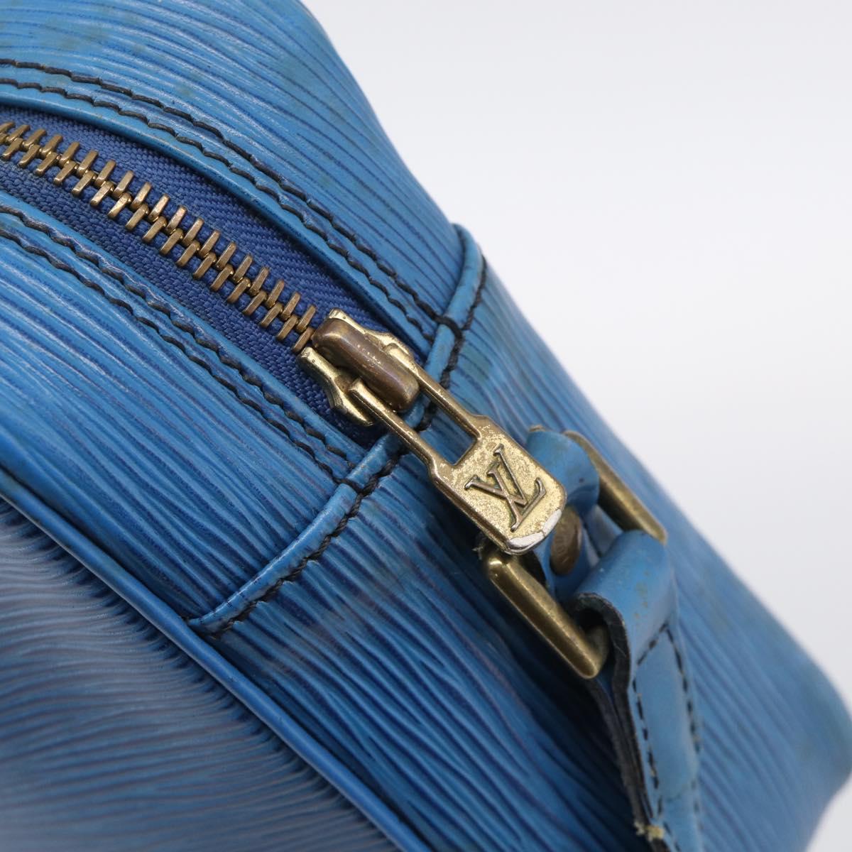 LOUIS VUITTON Epi Trocadero 27 Shoulder Bag Blue M52315 LV Auth ti4046