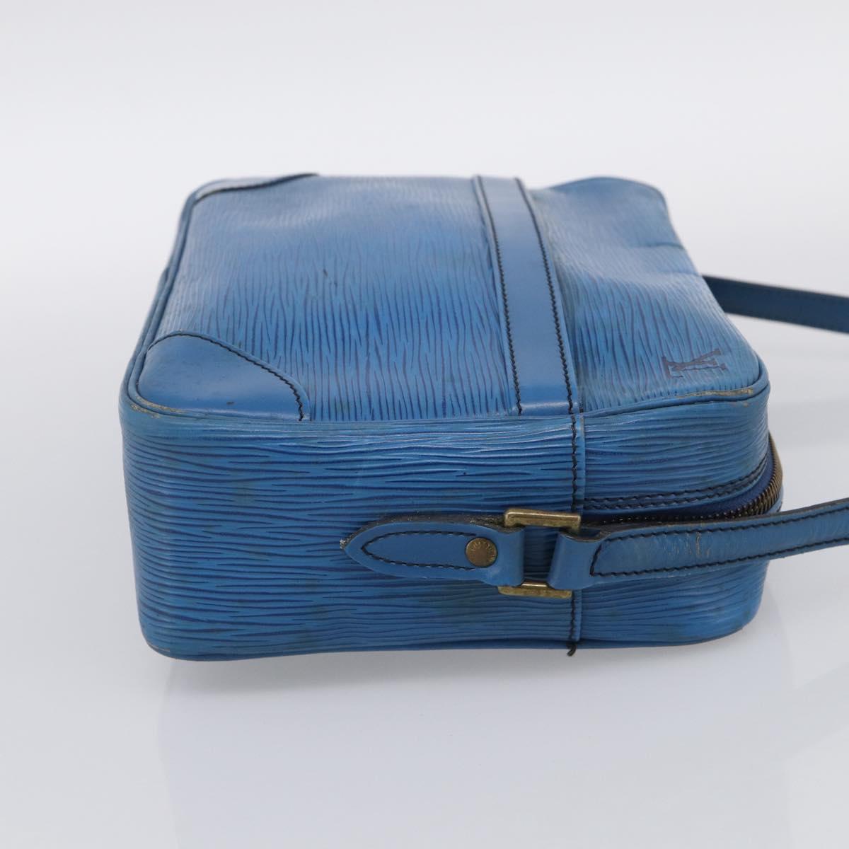 LOUIS VUITTON Epi Trocadero 27 Shoulder Bag Blue M52315 LV Auth ti4046
