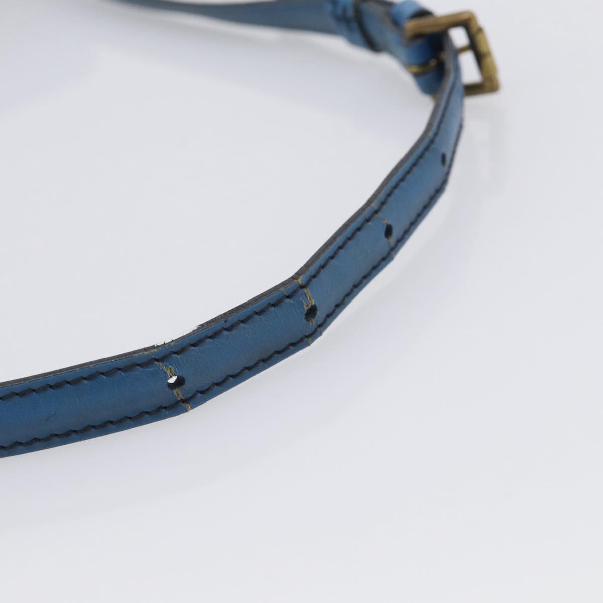 LOUIS VUITTON Epi Trocadero 27 Shoulder Bag Blue M52315 LV Auth ti4046