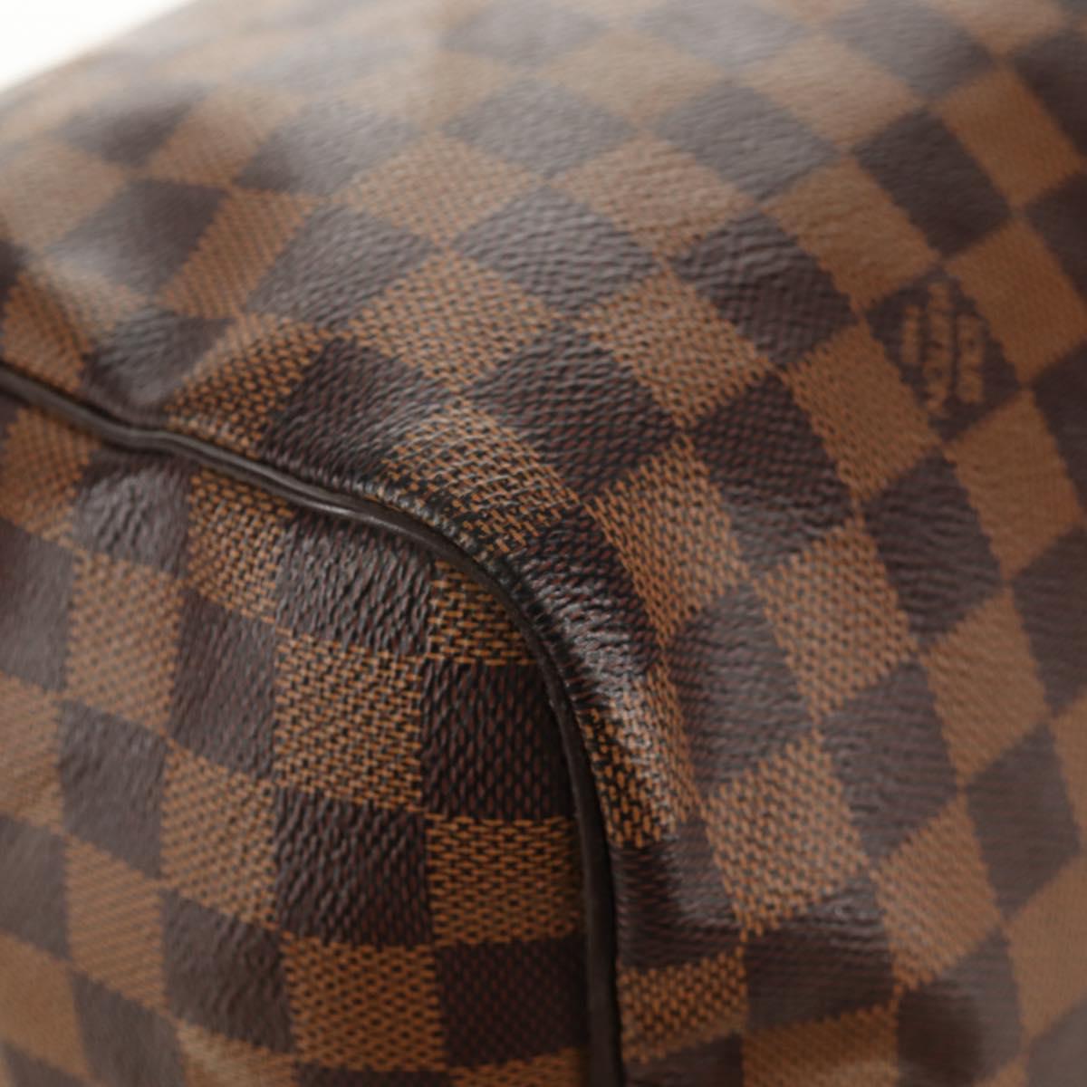 LOUIS VUITTON Damier Ebene Speedy 30 Hand Bag N41364 LV Auth TR176