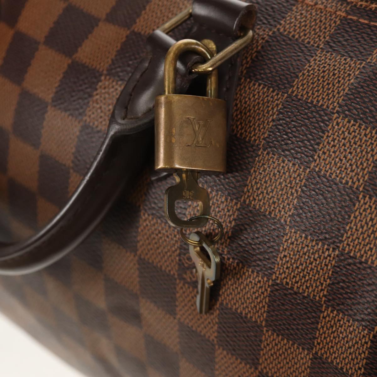 LOUIS VUITTON Damier Ebene Speedy 30 Hand Bag N41364 LV Auth TR176