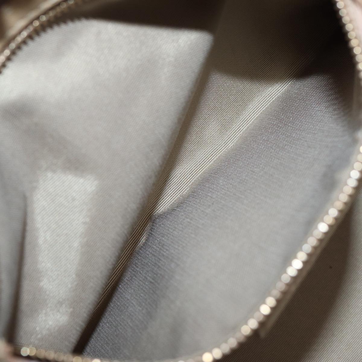 Christian Dior Lady Dior Canage Hand Bag Coated Canvas Cream Vanilla Auth yb647