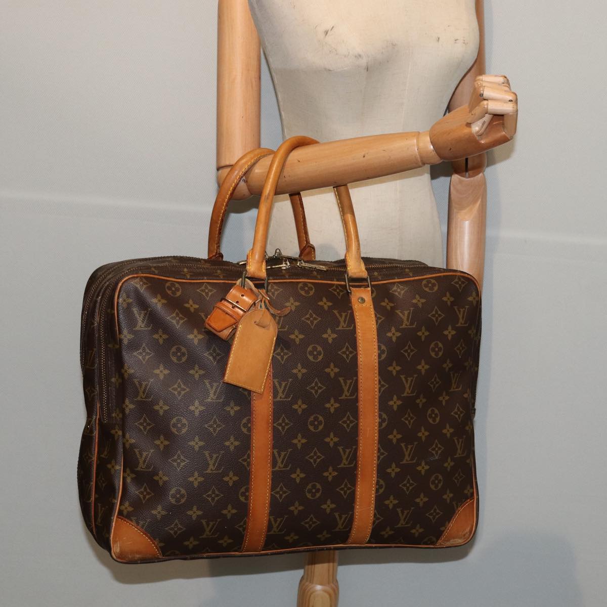 LOUIS VUITTON Monogram Sac 48 Heures Boston Bag M41383 LV Auth yb668