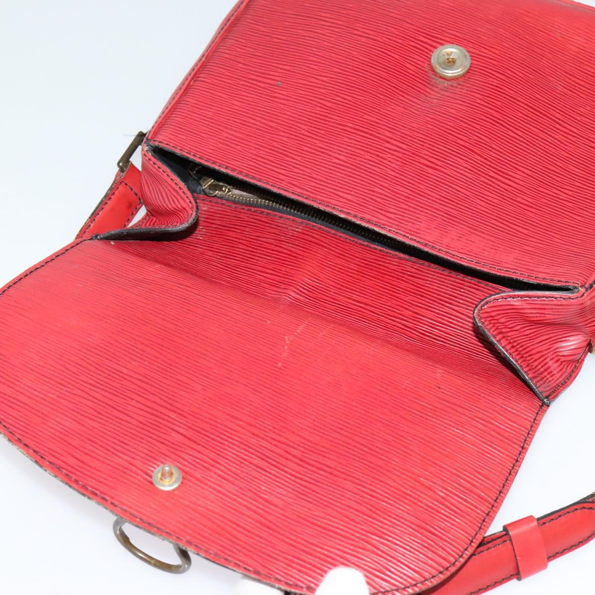 LOUIS VUITTON Epi Saint Cloud GM Shoulder Bag Red M52197 LV Auth yb724