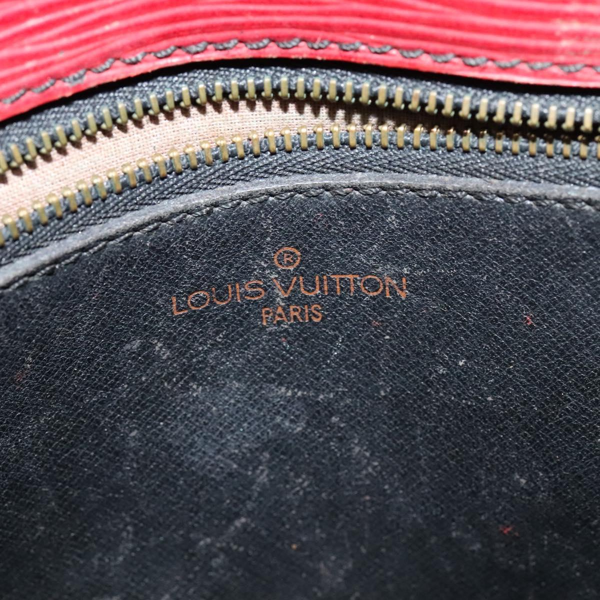 LOUIS VUITTON Epi Saint Cloud GM Shoulder Bag Red M52197 LV Auth yb724