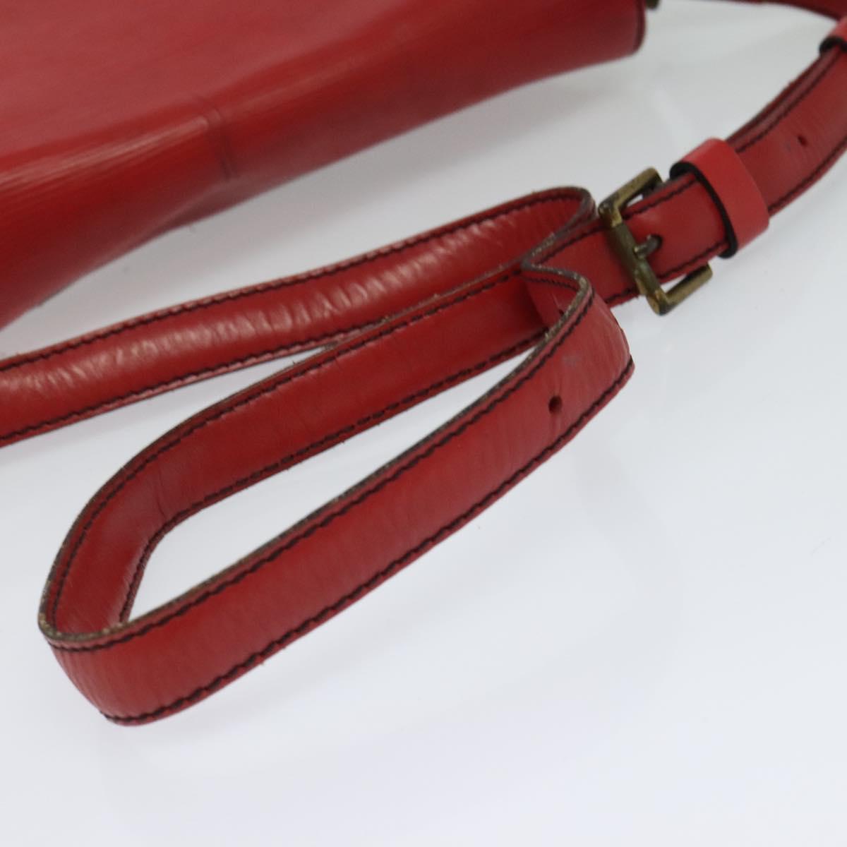 LOUIS VUITTON Epi Saint Cloud GM Shoulder Bag Red M52197 LV Auth yb724