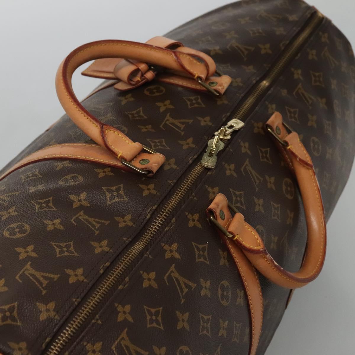 LOUIS VUITTON Monogram Keepall 60 Boston Bag M41422 LV Auth yb776