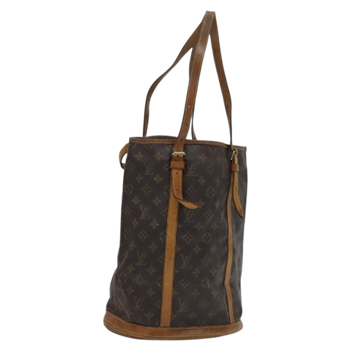 LOUIS VUITTON Monogram Bucket GM Shoulder Bag M42236 LV Auth yb777