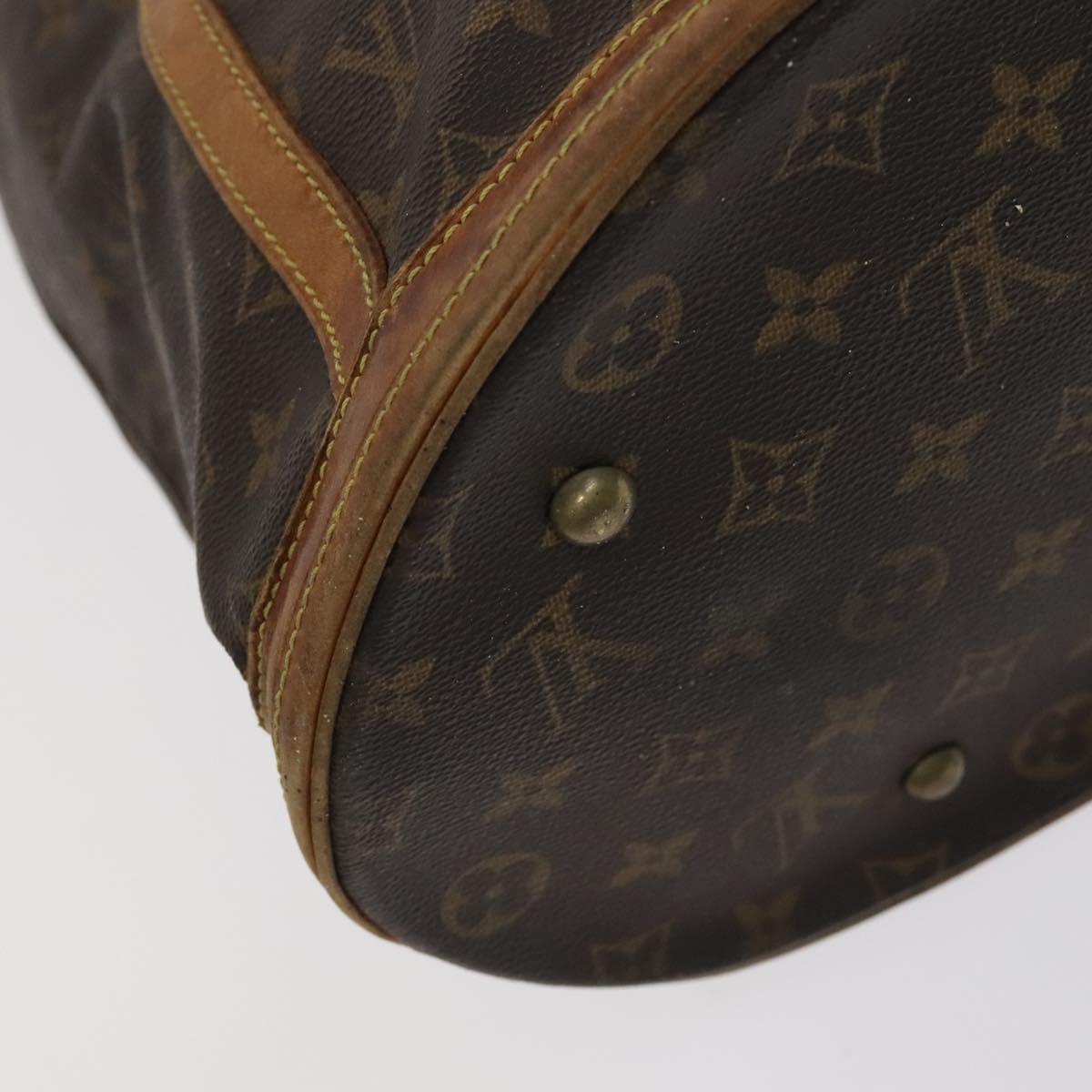 LOUIS VUITTON Monogram Bucket GM Shoulder Bag M42236 LV Auth yb777