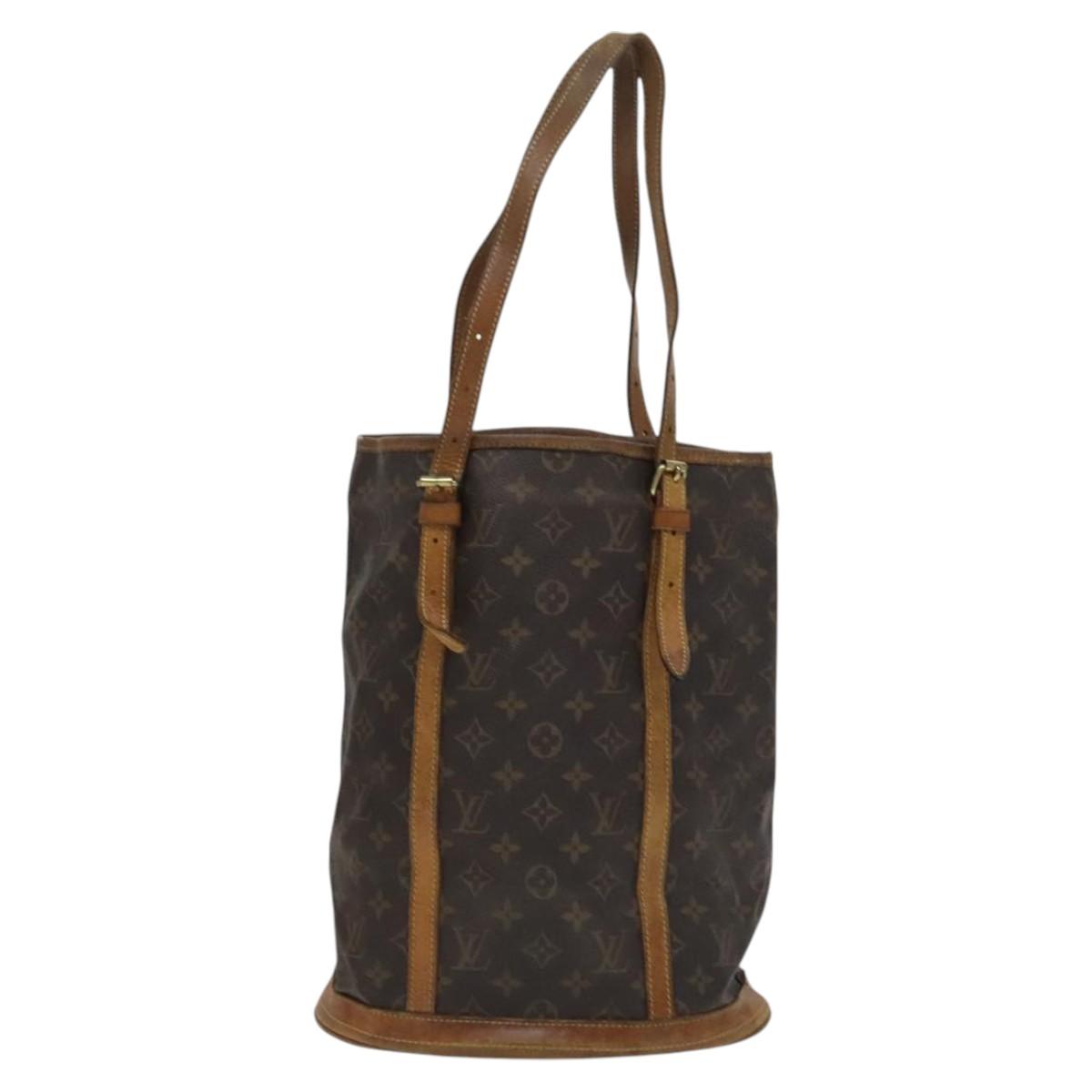 LOUIS VUITTON Monogram Bucket GM Shoulder Bag M42236 LV Auth yb777