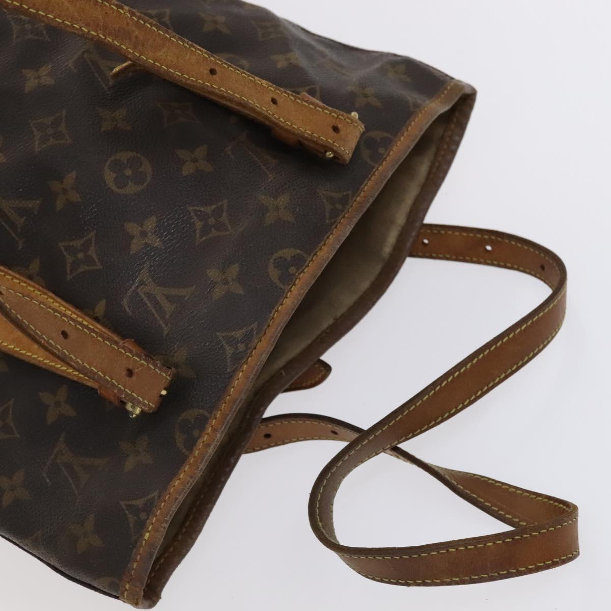 LOUIS VUITTON Monogram Bucket GM Shoulder Bag M42236 LV Auth yb777