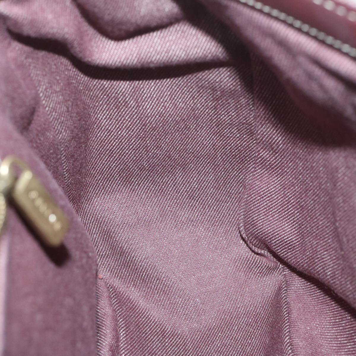 CELINE Paris Macadam Canvas Hand Bag Brown Auth yk10161