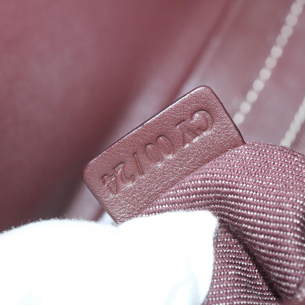 CELINE Paris Macadam Canvas Hand Bag Brown Auth yk10161