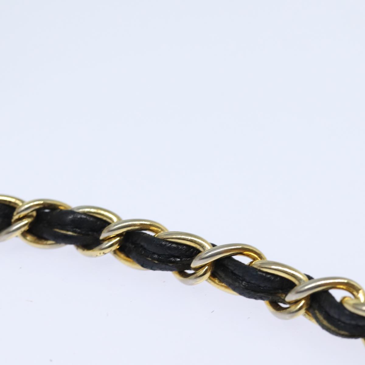 CHANEL Matelasse Chain Shoulder Bag Lamb Skin Black CC Auth yk10363