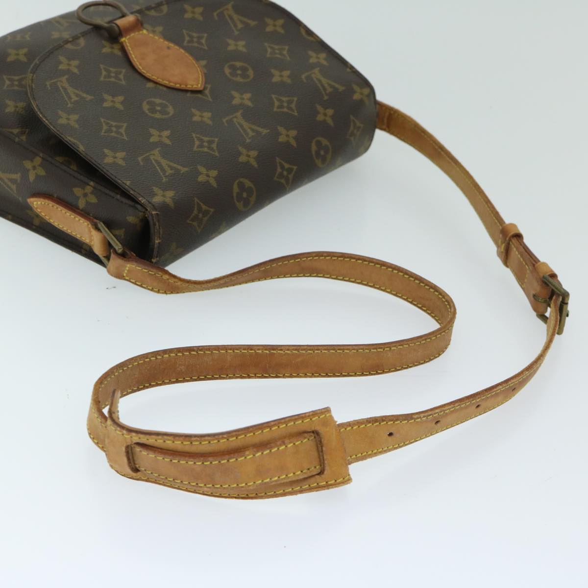 LOUIS VUITTON Monogram Saint Cloud GM Shoulder Bag M51242 LV Auth yk10819