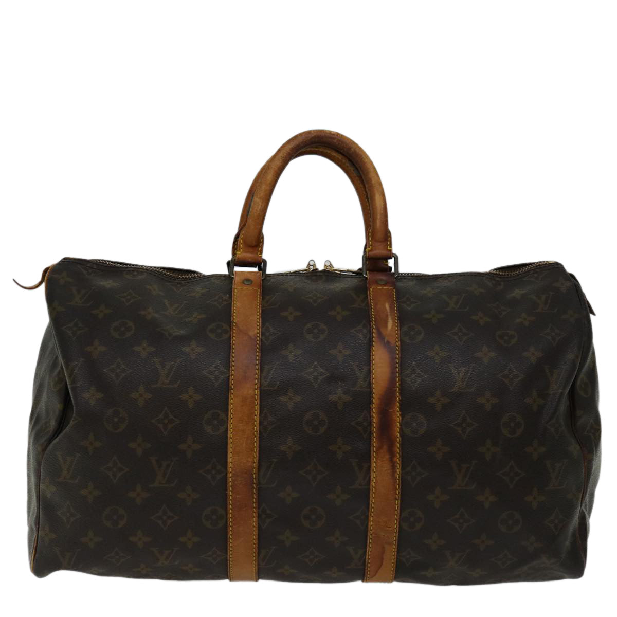 LOUIS VUITTON Monogram Keepall 45 Boston Bag M41428 LV Auth yk11007