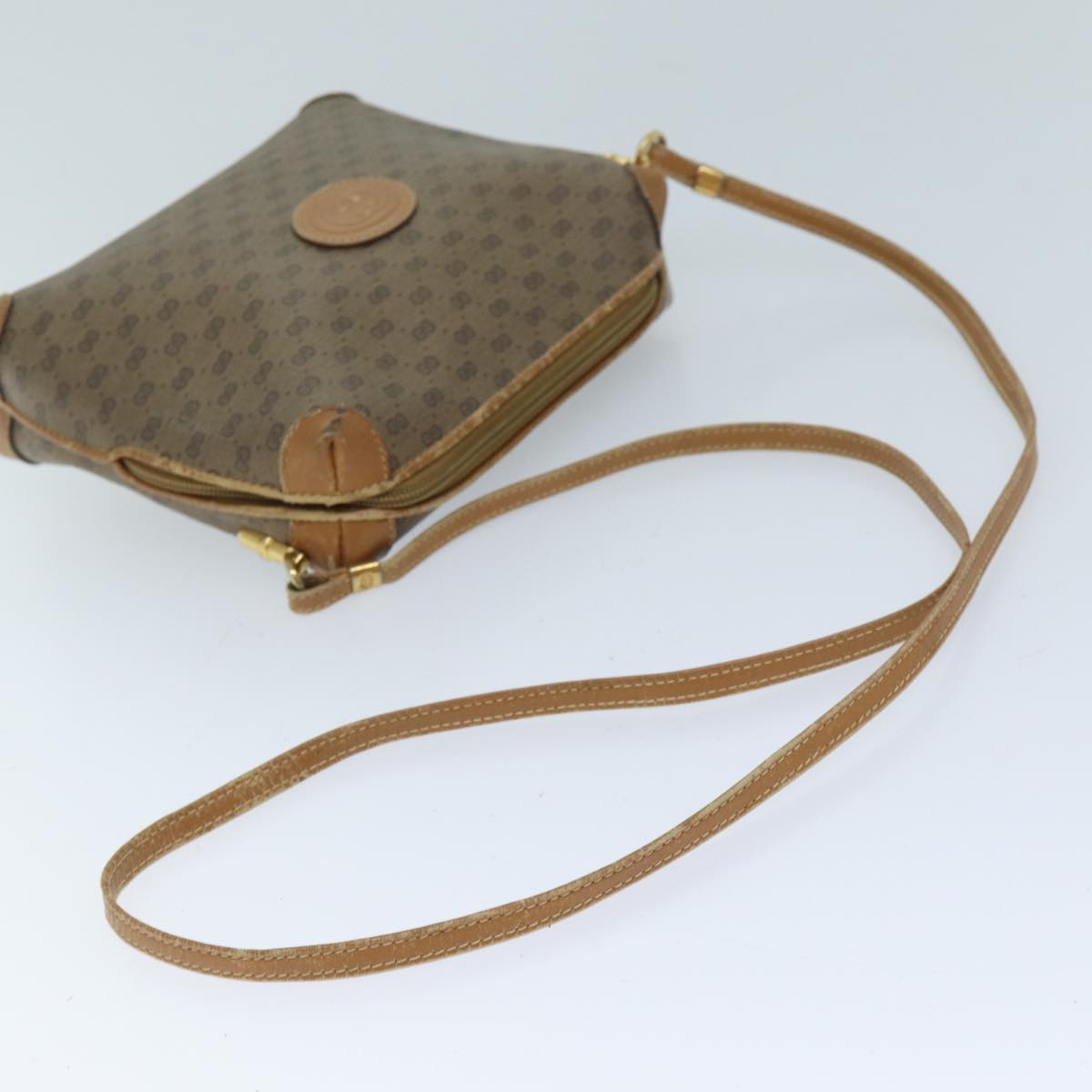 GUCCI Micro GG Supreme Shoulder Bag PVC Beige 007 115 4916 Auth yk11485