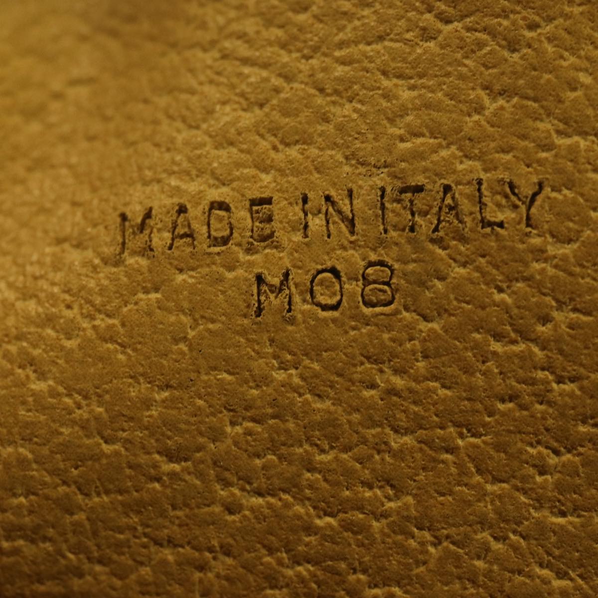 CELINE Macadam Canvas Clutch Bag Beige Auth yk11631