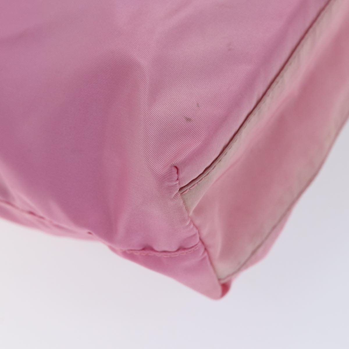 PRADA Hand Bag Nylon Pink Auth yk11651