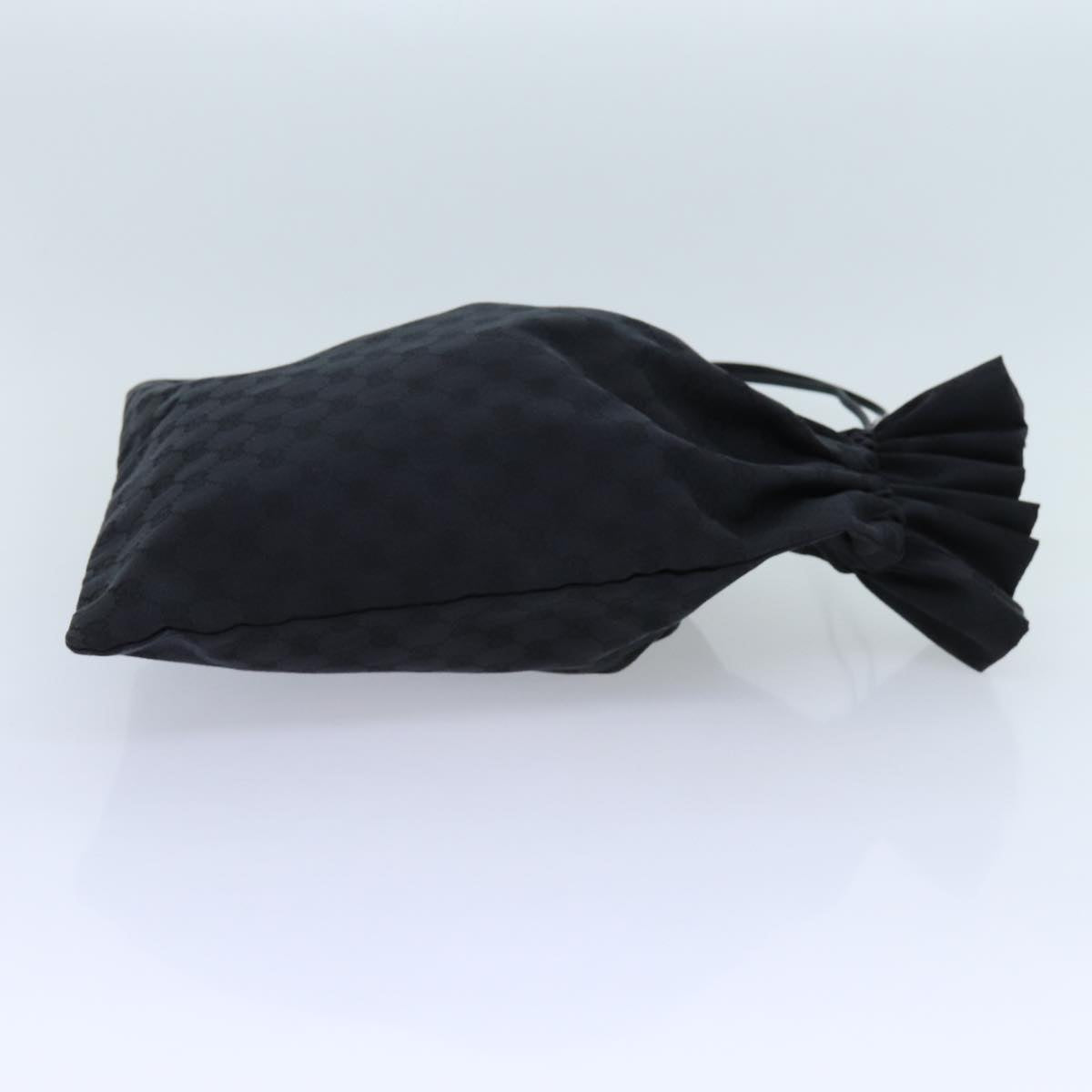 GUCCI GG Canvas Purse Pouch Black 014 1135 Auth yk11744