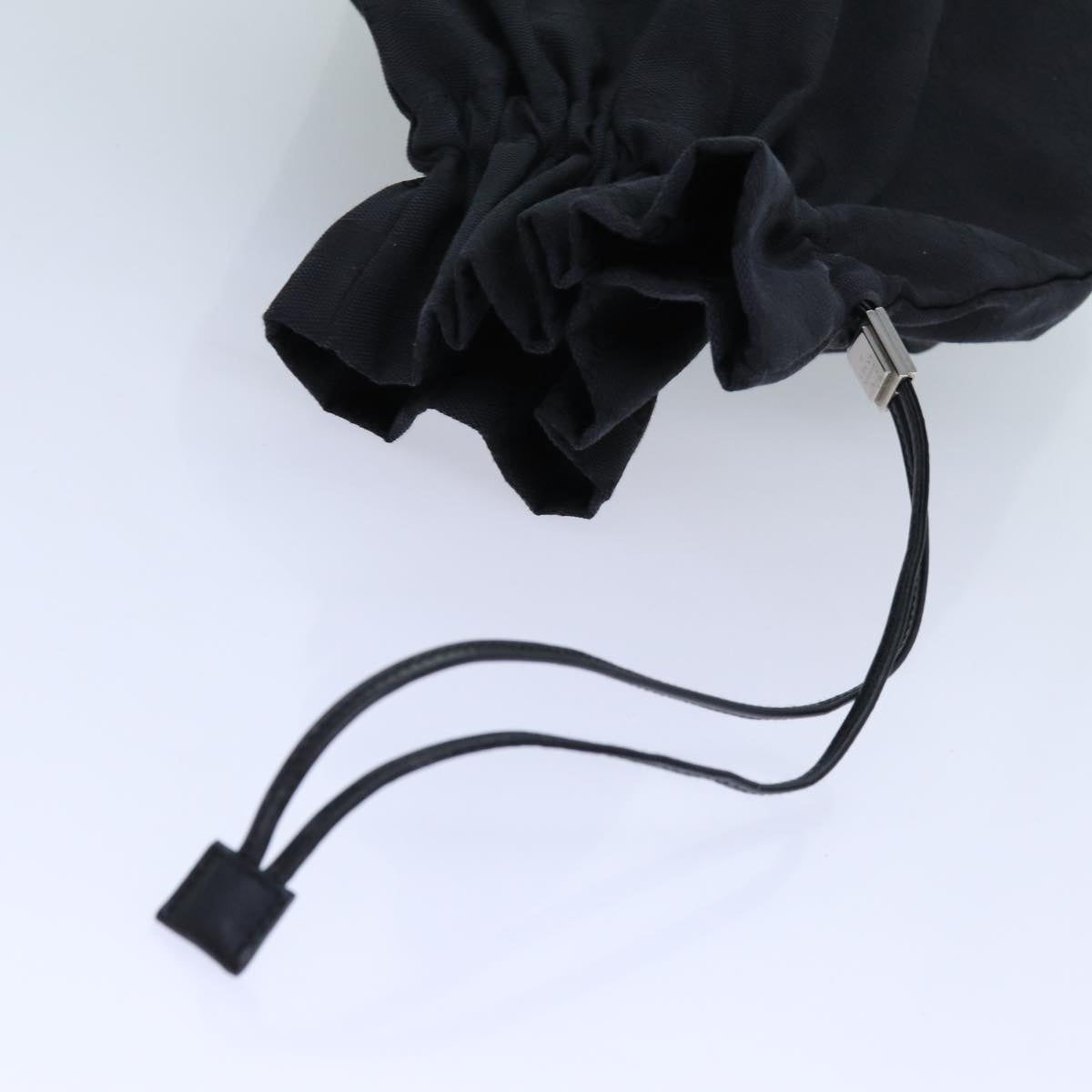 GUCCI GG Canvas Purse Pouch Black 014 1135 Auth yk11744